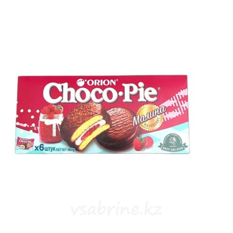 Печенья CHOCO-PIE со вкусом малины 6 шт 180 гр