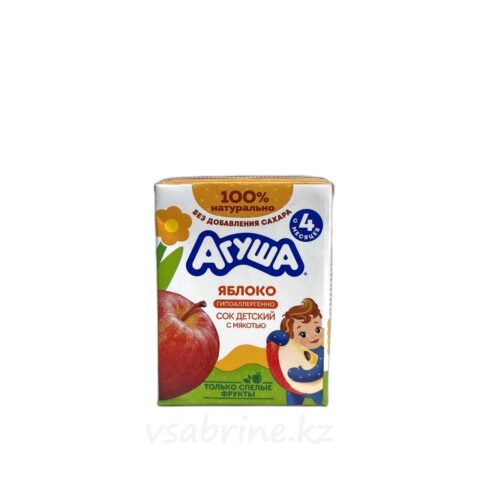 Сок Агуша Яблоко с Мякотью 0.2л т/п