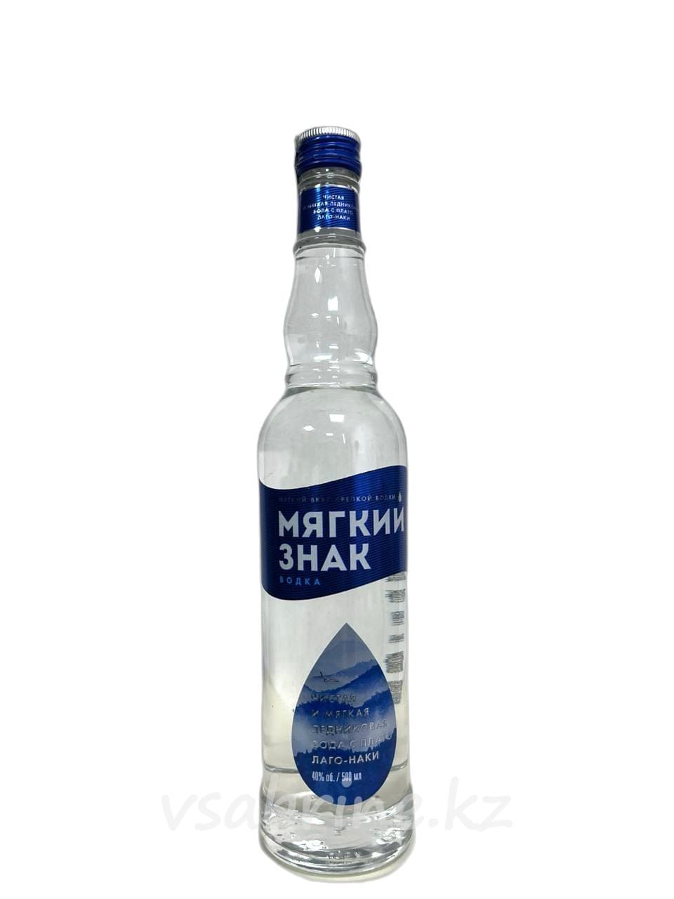 Водка Мягкий Знак 40% 0.5л