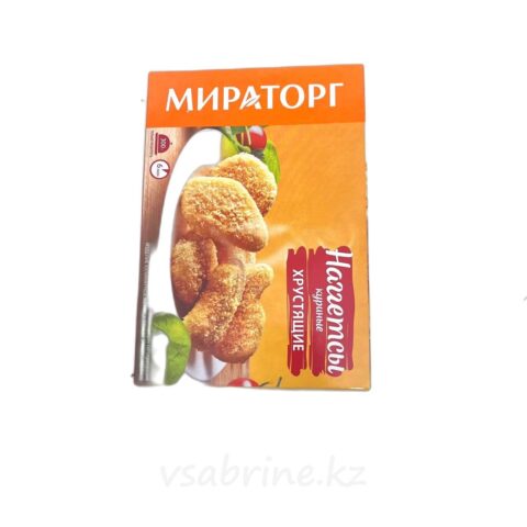 Наггетсы куриные мираторг хруст. 300г /кор./