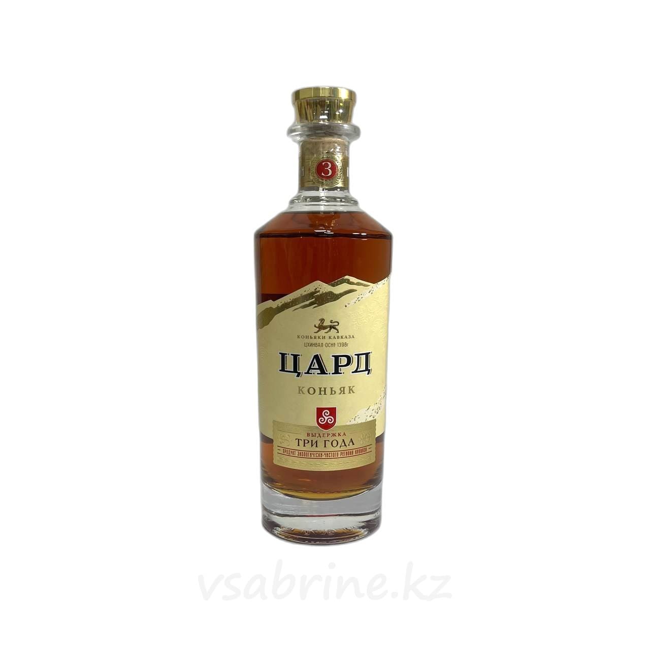 Коньяк Цард 3 года 40% 0,5л