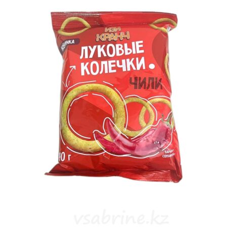 Чипсы Луковые колечки со вкусом чили 40гр