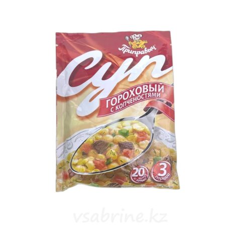 Суп приправыч гороховый с копченостями 60г мяг/уп