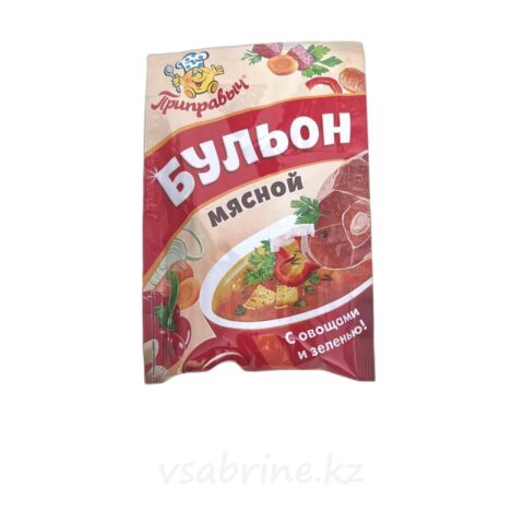 Бульон приправыч мясной с овощами и зеленью 75г