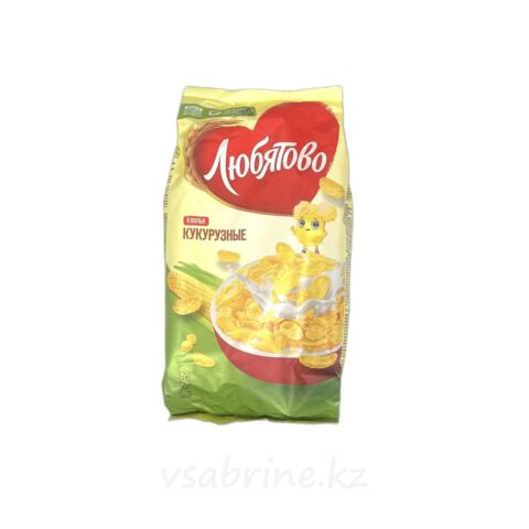 Хлопья Любятово кукурузные 300 гр