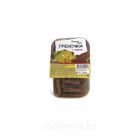 Гренки Сурские снеки с сырос в таре 100гр