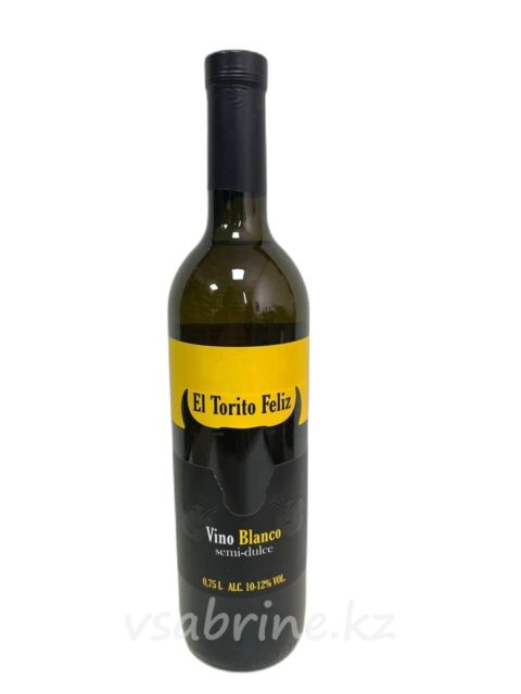 Вино El Torito Feliz Blanco Semi-Dulce белое полусладкое 12% 0.75л
