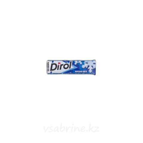 Жевательная резинка Dirol морозная мята 13.6 гр