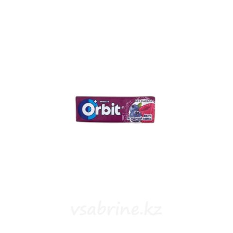 Жевательная резинка Orbit ягодный микс 13.6гр