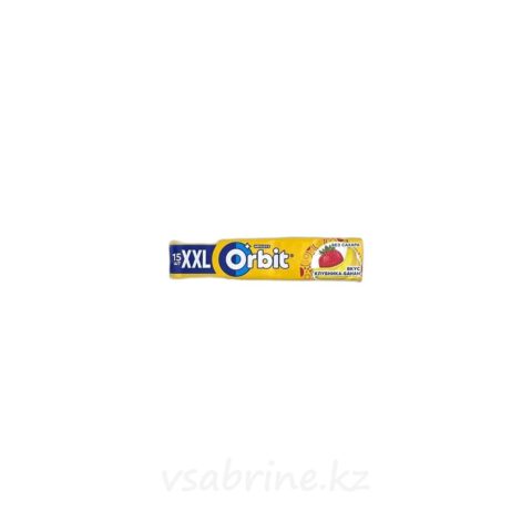 Жевательная резинка Orbit xxl клубника-банан 20.4г