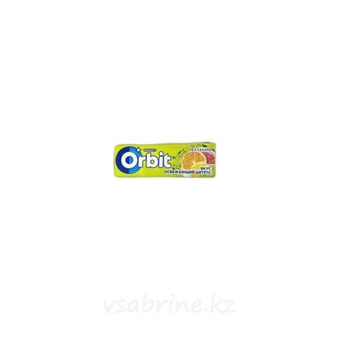 Жевательная резинка Orbit со вкусом освежающий цитрус 13.6г