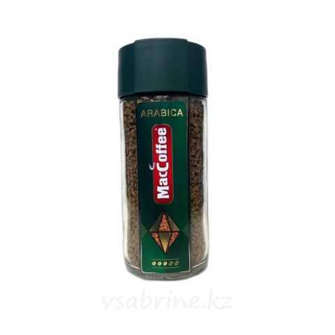 Кофе MacCoffee Arabica, натуральный сублимированный, 100 г, с/б.