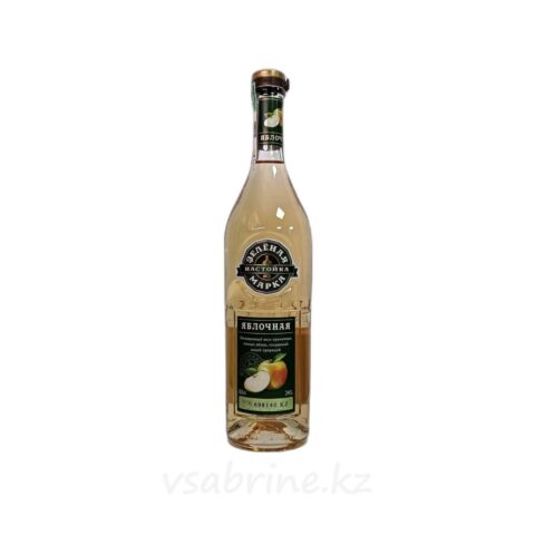 Настойка Зеленая Марка Яблочная 24% 0.5л