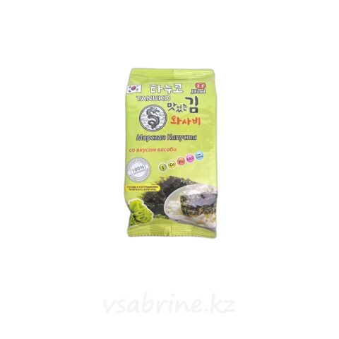 Морская капуста TANUKO со вкусом васаби 5гр