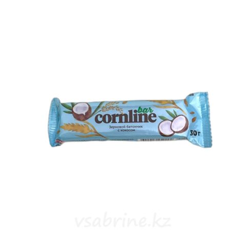 Батончик зерновой Cornline с кокосом и воздушным рисом, 30гр