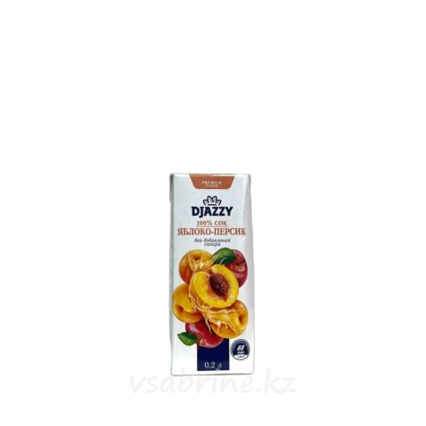Сок Djazzy Яблоко-Персик 0.2л т/п