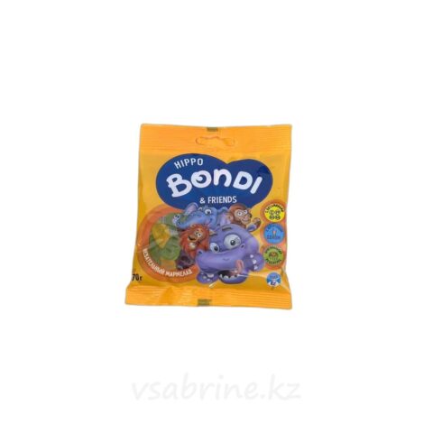 Жевательный мармелад Бонди ассорти вкусов 70 гр