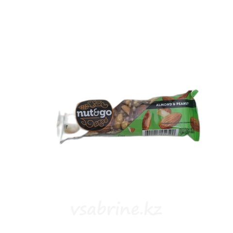 Шоколадный батончик Nut&Go со вкусом арахисовой пасты 36 гр