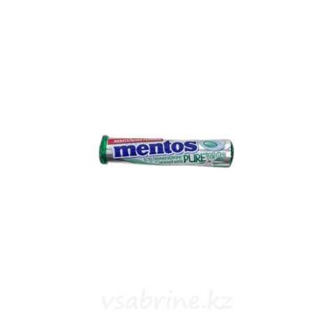 Жевательная резинка Mentos со вкусом нежная мята 15.5 гр