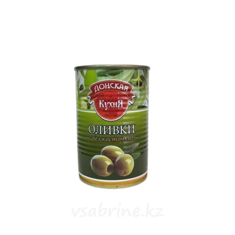 Оливки Донская Кухня зеленые без косточки 280гр ж.б