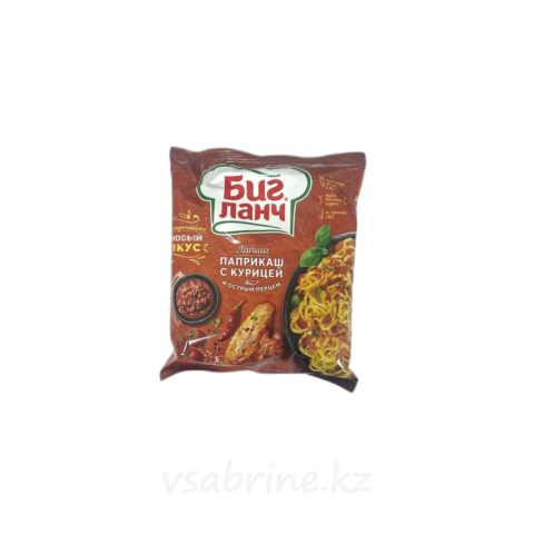 Лапша Биг Ланч Паприкаш с курицей и острым перцем  75гр