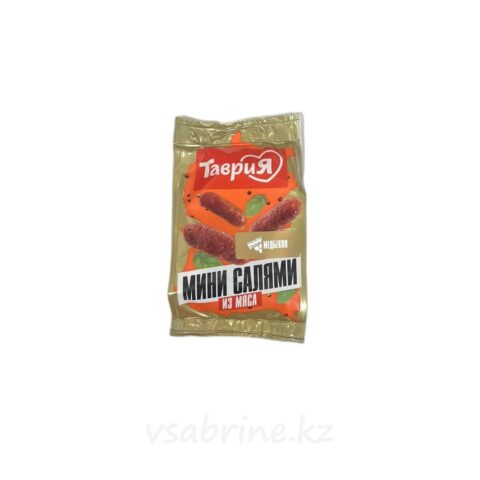 Колбаски с/к Таврия Мини Салями мед бекон  50гр