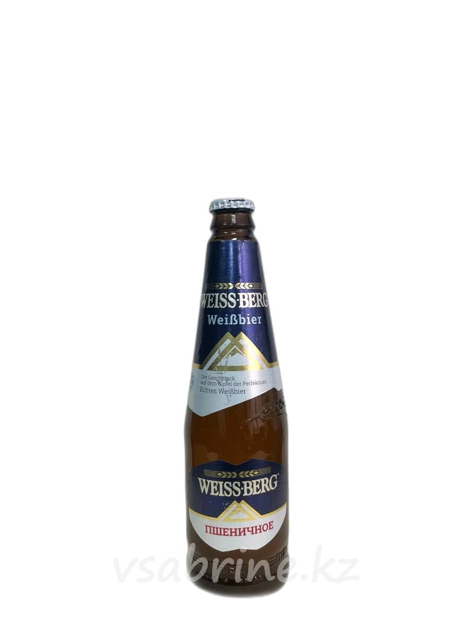 Пиво weissberg пшеничное 4.7% 0.44л ст.б