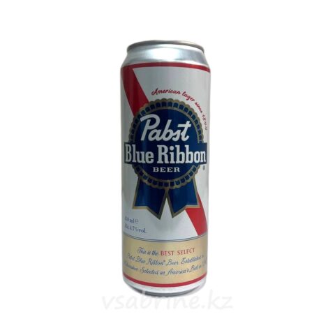 Пиво Pabst Blue Ribbon 4,7%  430мл