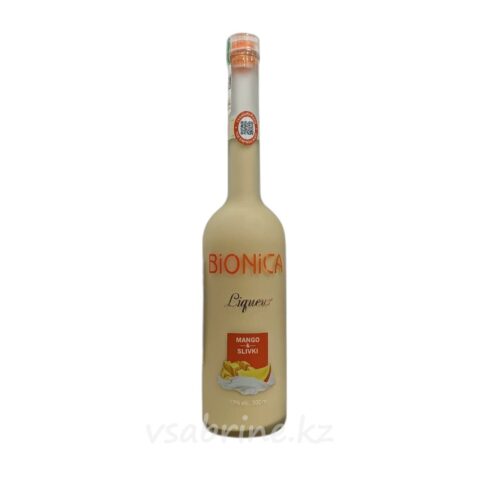 Ликер Bionica Mango Slivki 17% 0.5л