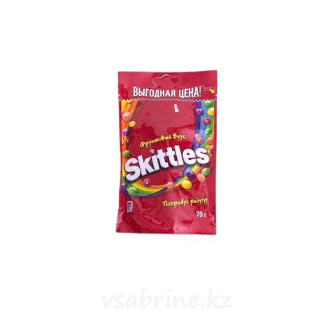 Драже Skittles фруктовый вкус 70 гр