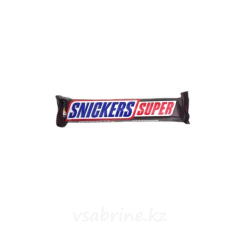 Шоколадный батончик Snickers супер 80 гр