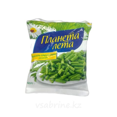 Фасоль планета лета стручковая резаная 400г мяг/уп