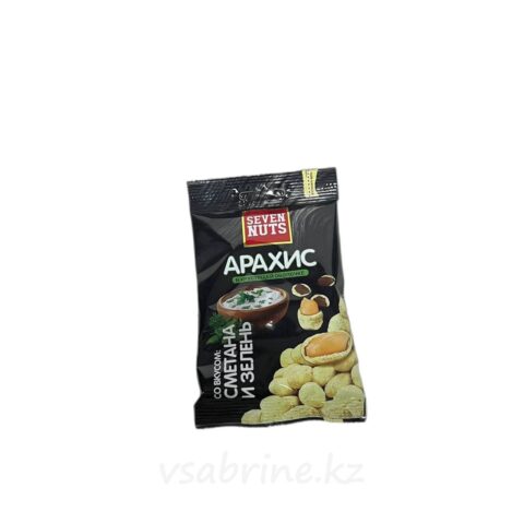 Арахис со вкусом сметана и зелень