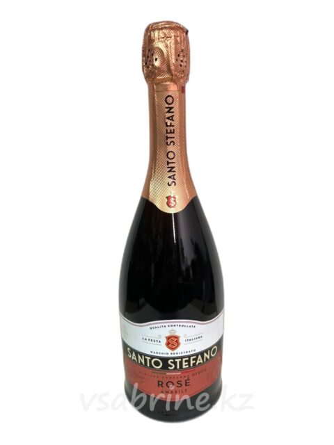 Вино Игристое Santo Stefani Rose Amabile розовое полусладкое 8% 0.75л