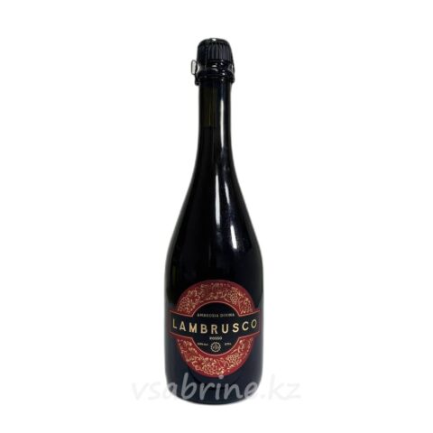 Игристое вино lambrusco rosso 8% 0,75мл
