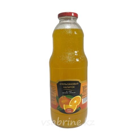 Апельсиновый напиток из сока прямого отжима 1л ст.б