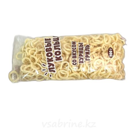 Чипсы Луковые кольца со вкусом курицы гриль 200гр