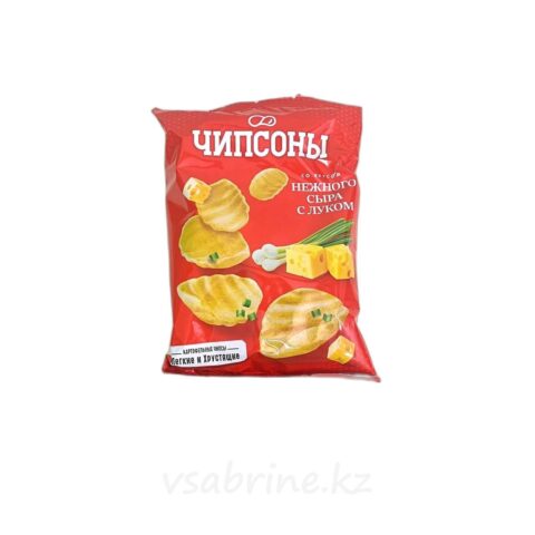 Чипсы Чипсоны со вкусом нежного сыра с луком 40гр