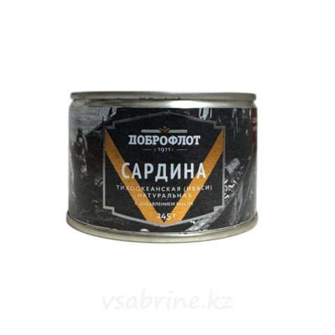 Консервы Доброфлот сардина иваси 245г ж/б