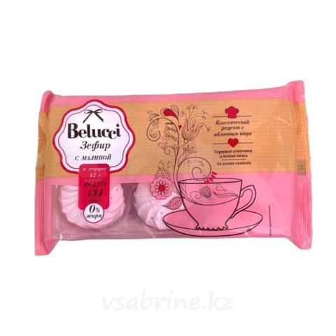 Зефир Яшкино belucci с малиной 250г м/уп
