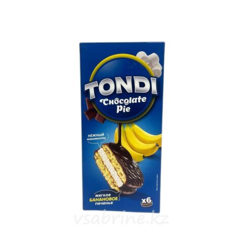 Печенье Tondi маршмеллоу с бананом 180г