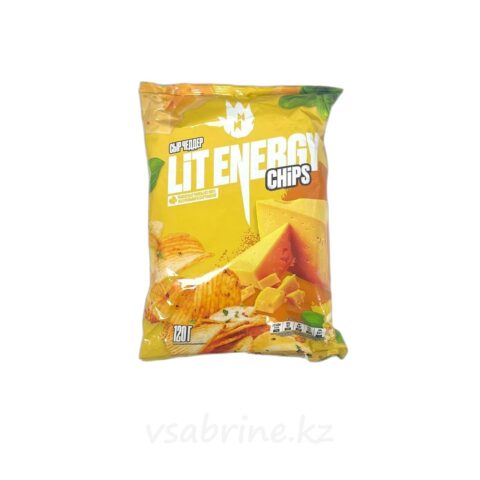 Чипсы Лит Энерджи сыр чеддер 120 г