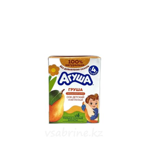 Сок Агуша Груша Гипоаллергенная 0.2л т/п