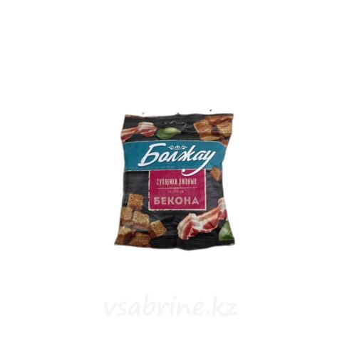 Кириешки Болжау ржаные со вкусом бекона 40гр
