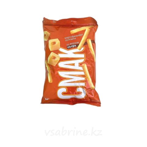 Чипсы картофельная соломка Смак со вкусом сыра 60гр