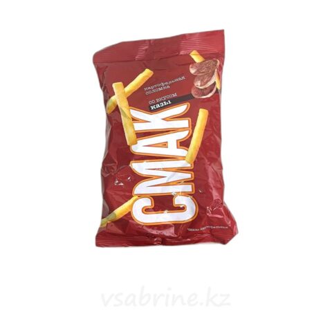 Чипсы картофельная соломка Смак со вкусом казы 60гр