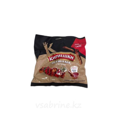 Кириешки со вкусом шашлыка с соусом кетчупа 60гр