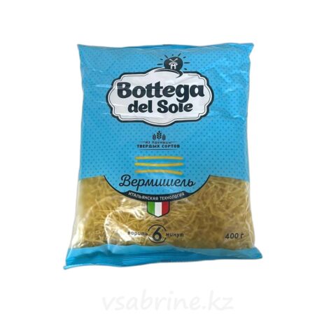 Макароны Bottega del Sole вермишель 400гр м.у