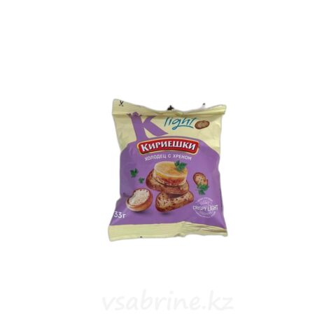 Кириешки light со вкусом холодца с хреном 33гр