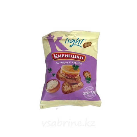 Сухарики Кириешки Light Холодец с хреном 80 гр